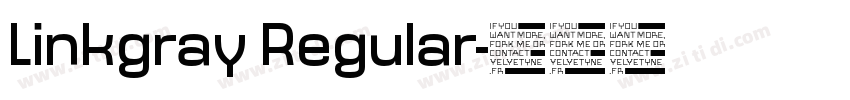 Linkgray Regular字体转换
